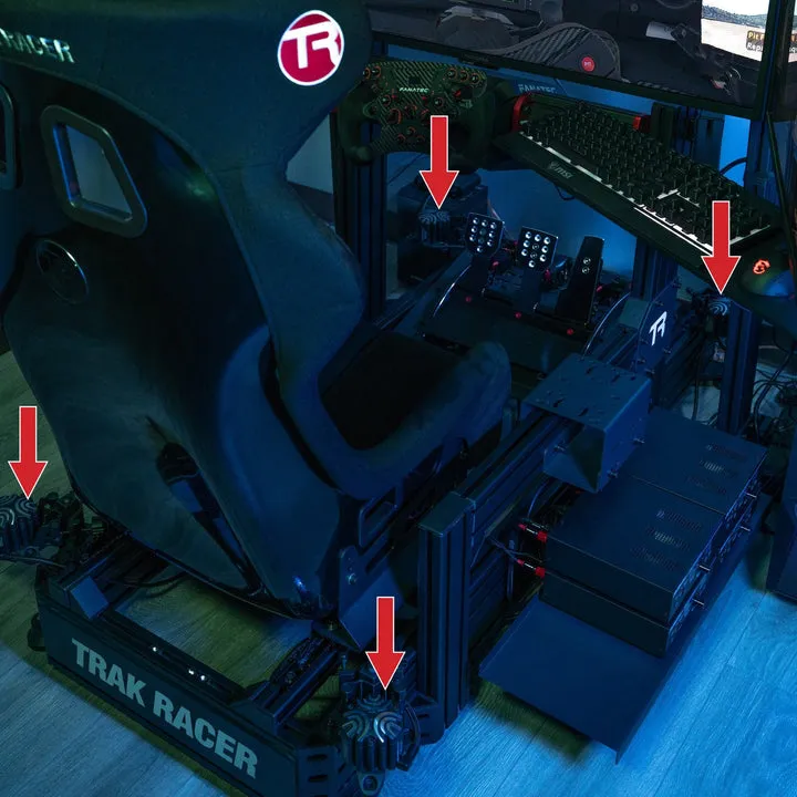 ButtKicker Gamer PRO - 4 Corners Kit haptiksæt 4 stk. til simrig