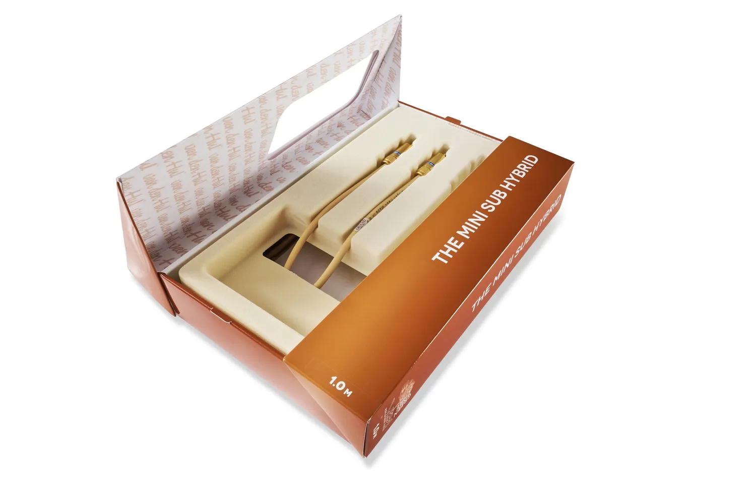 A. J. van den Hul The Minisub Hybrid subwooferkabel creme