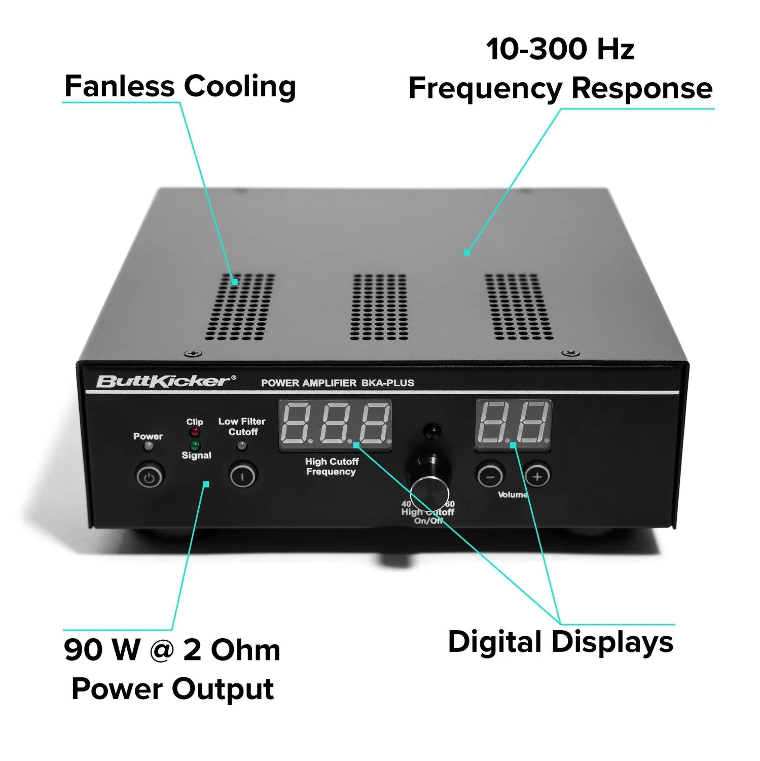 ButtKicker Gamer PLUS haptisk transducer komplet sæt