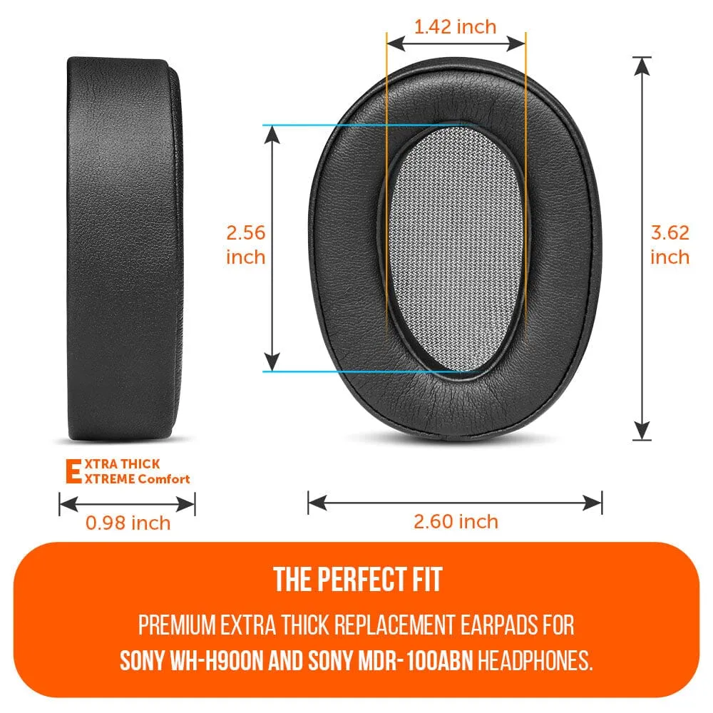 Wicked Cushions WH900N Sony WH-H900N ørepuder sort memory foam
