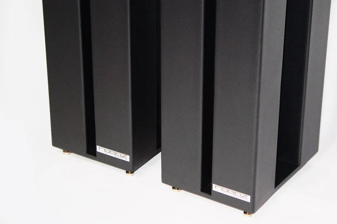 Rogoz Audio 4QB80 MKII højttalerstandere, sort, 80 × 80 mm