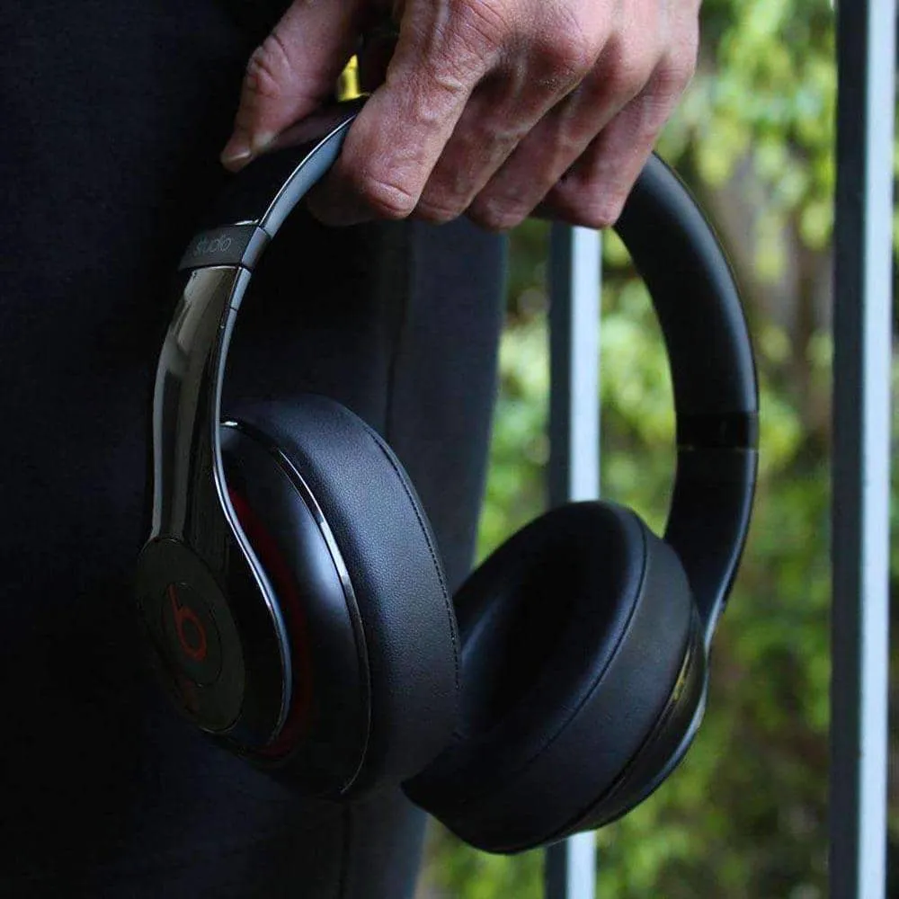 Wicked Cushions Beats Studio ørepuder Black memoryskum