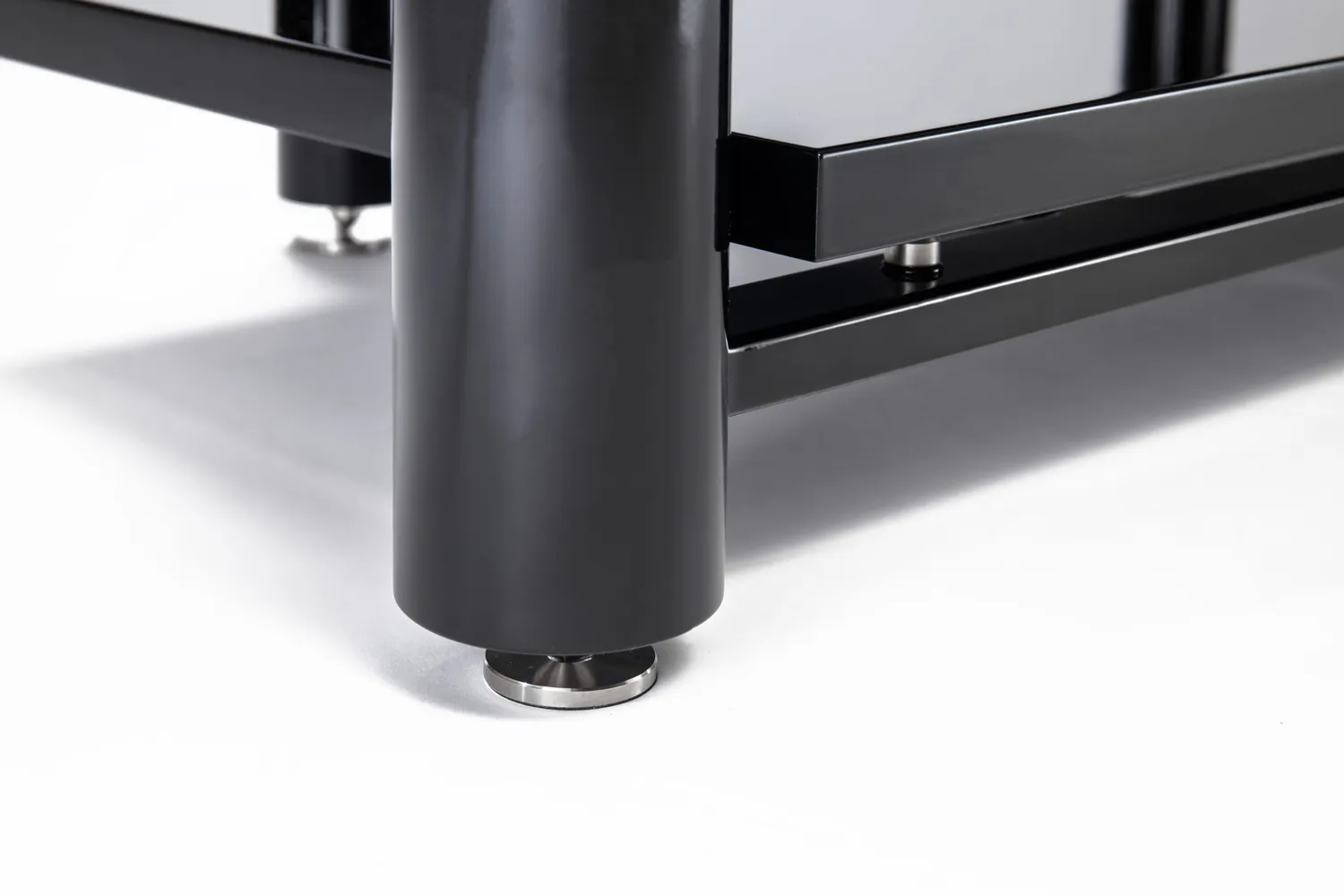 Rogoz Audio 4SPB3PB hi-fi-rack sort højglans 3 niveauer bredt