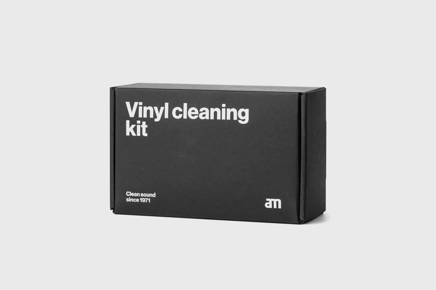 AM Komplet rensesæt til vinylplader med børste og 200 ml pladerens