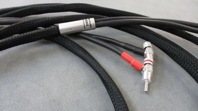 Dyrholm Audio Phoenix 1. Gen. højttalerkabel 2,0 m vinklede bananstik
