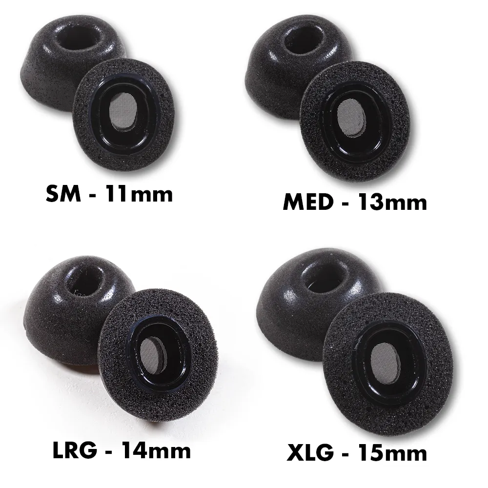 Dekoni AirPods Pro 3 memory foam ørepropper Sample Pack
