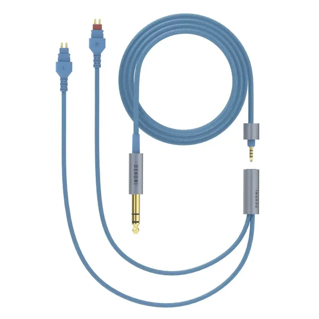 Dekoni Ensemble 1/4" 64" nylonkabel til HD600-hovedtelefoner