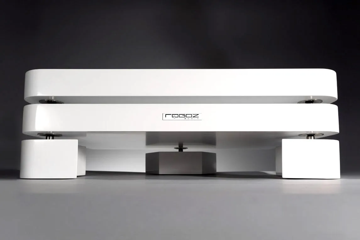 Rogoz Audio Finale/BBS vibrationsplatform hvid højglans