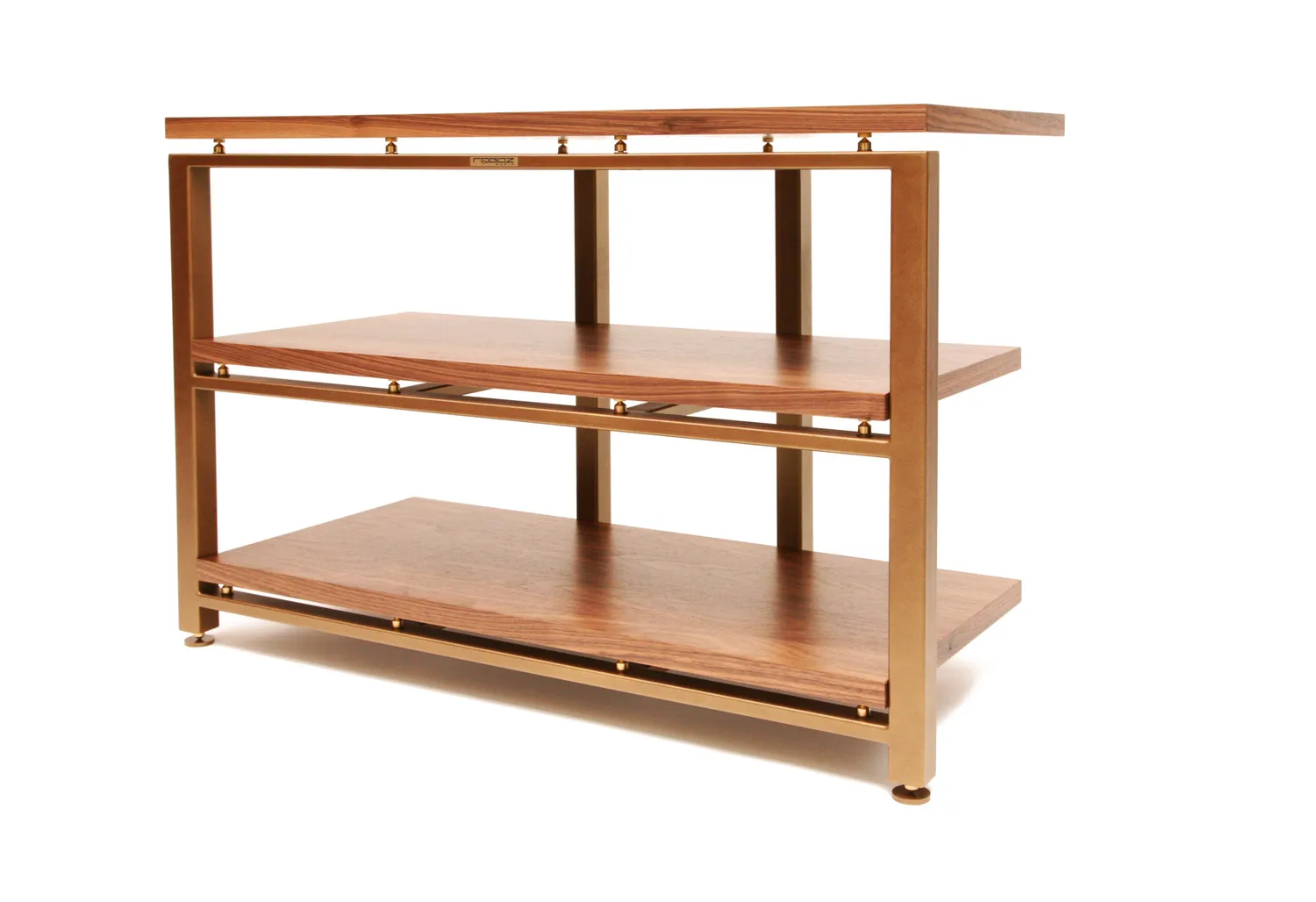 Rogoz Audio 4QG3 hi-fi-rack 3 hylder valnød