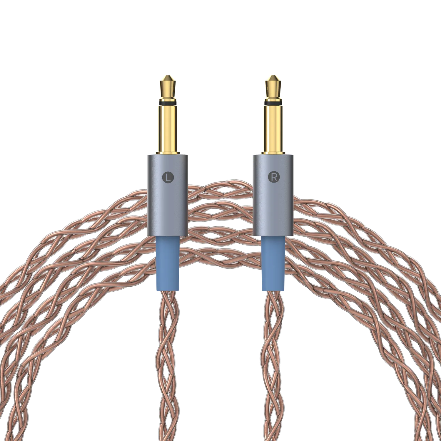 Dekoni Ensemble TS 3.5mm Y-split kabel PCUHD flettet