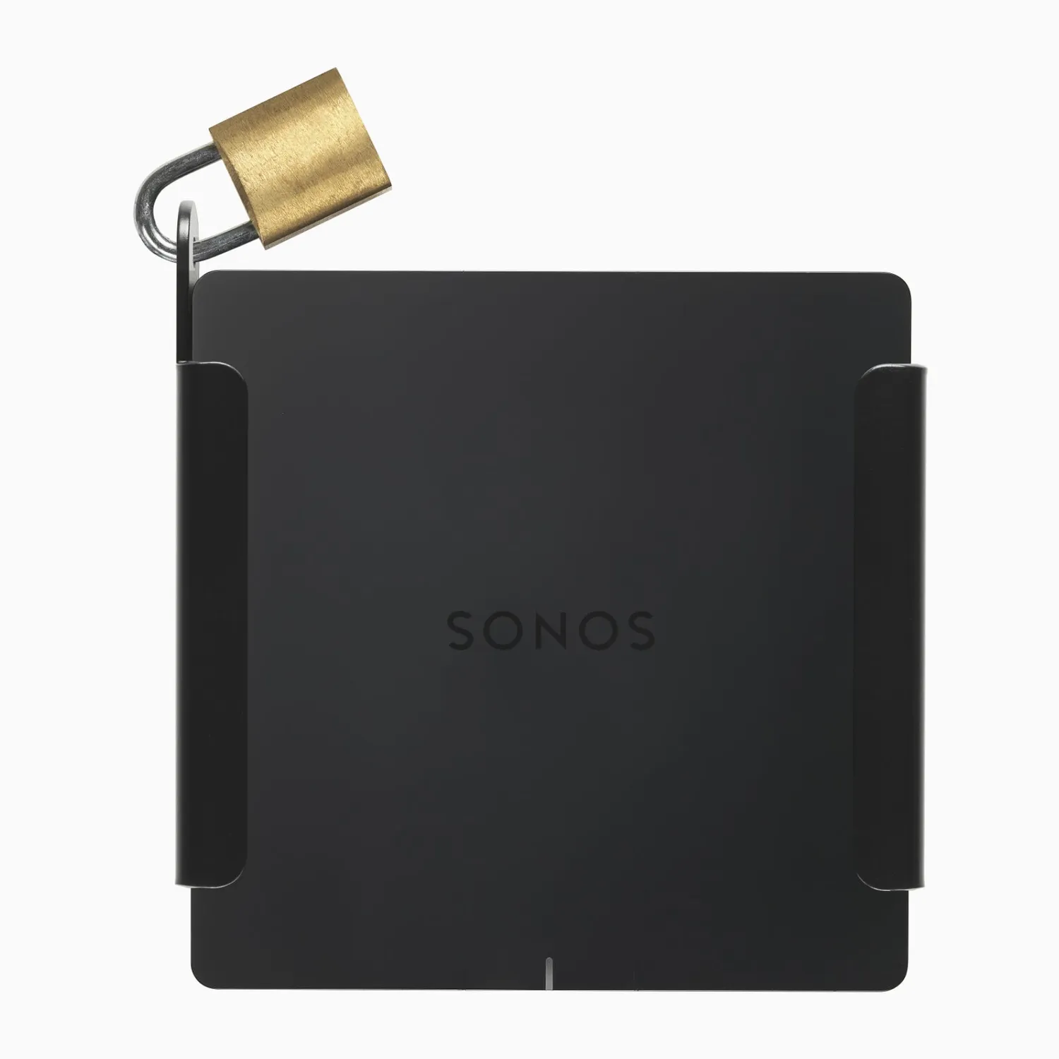 Flexson Sonos Port vægbeslag sort med mulighed for hængelås