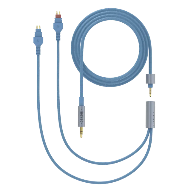 Dekoni Ensemble 64″ hovedtelefonkabel 1/8″ nylon