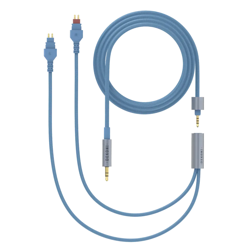 Dekoni Ensemble 64″ hovedtelefonkabel 1/8″ nylon