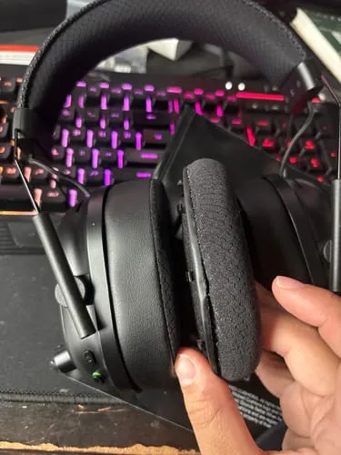 Wicked Cushions WC FreeZe Razer Blackshark V2 Pro ørepuder sort kølegel før 2023