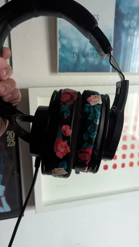 Wicked Cushions ATH M50X Velour Hybrid ørepuder, sort