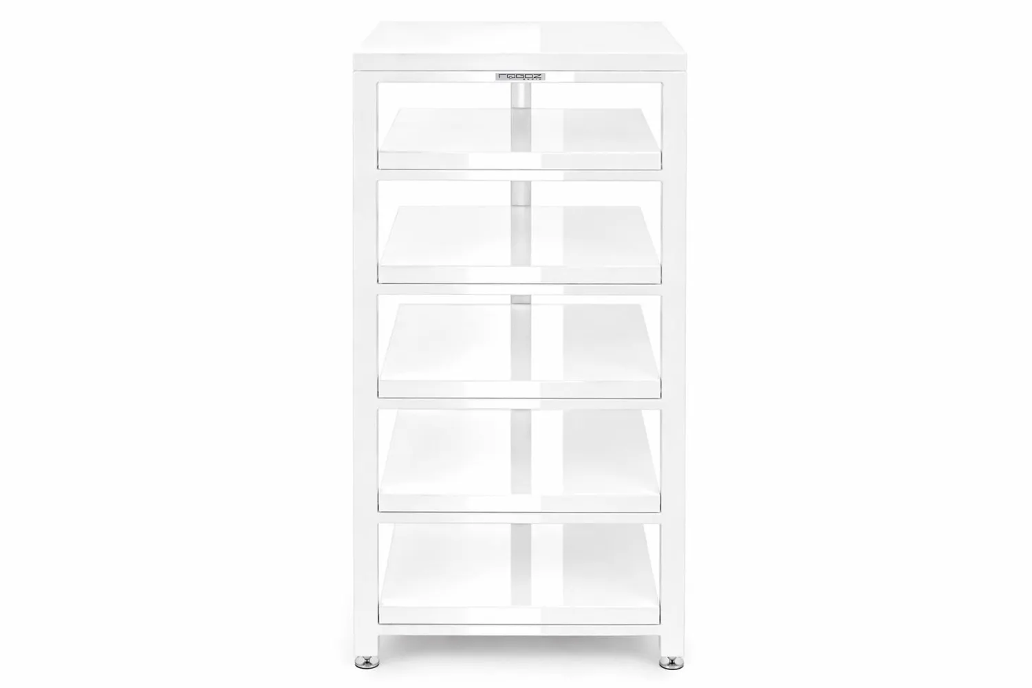 Rogoz Audio 3QB6 hifi-rack 6 niveauer hvid vibrationsdæmpende
