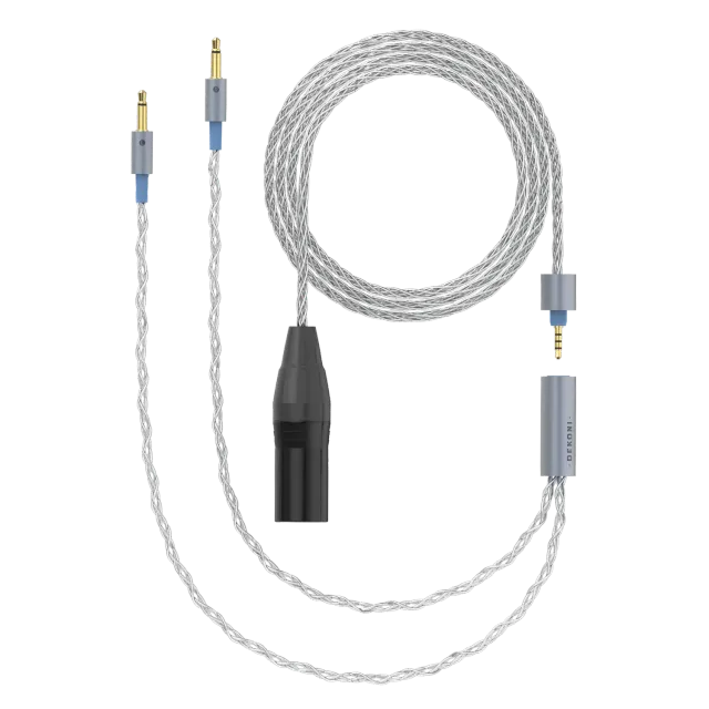 Dekoni Ensemble 4-Pin XLR 64" flettet hovedtelefonkabel