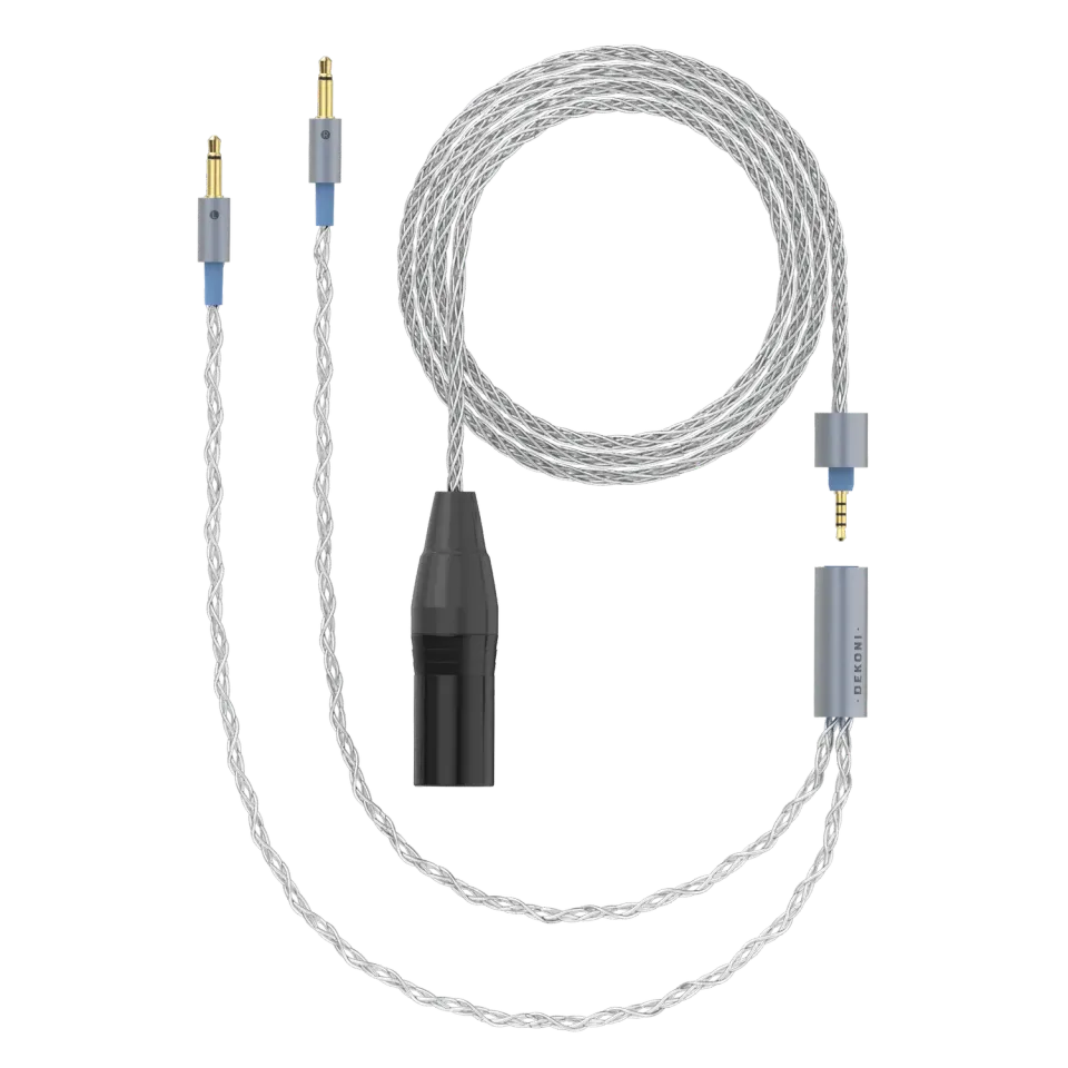 Dekoni Ensemble 4-Pin XLR 64" flettet hovedtelefonkabel