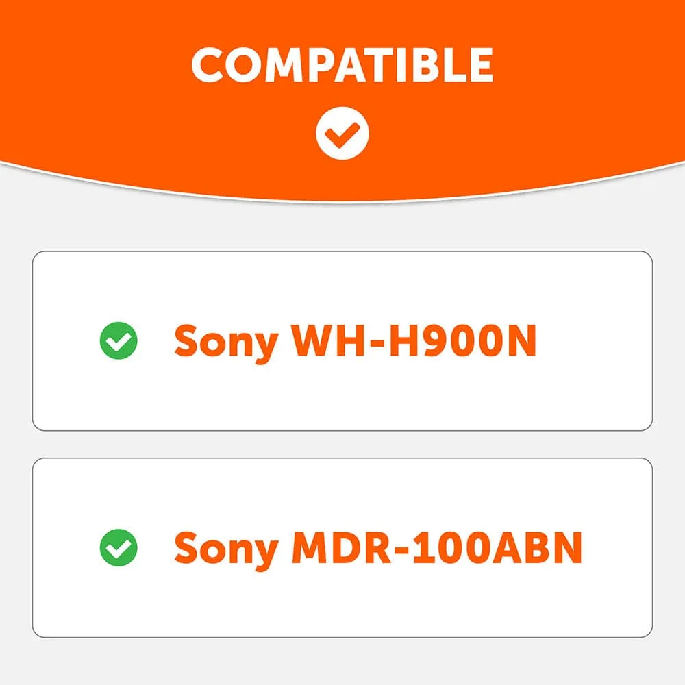 Wicked Cushions WH900N Sony WH-H900N ørepuder sort memory foam