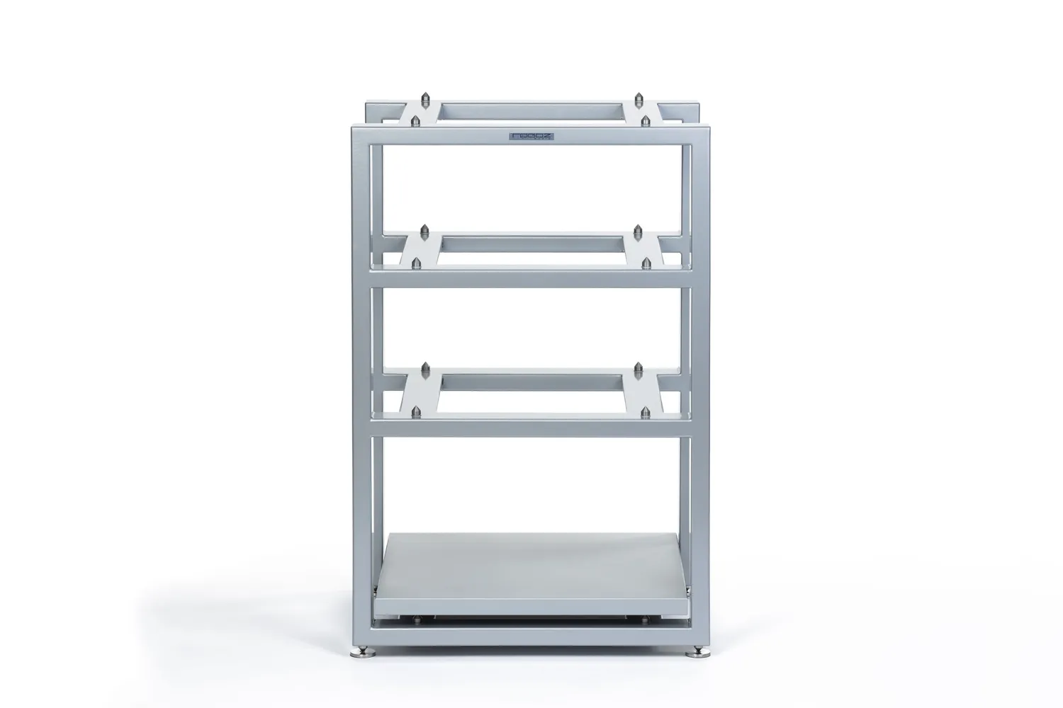 Rogoz Audio Assonanz hi-fi-rack med 4 hylder, sølv