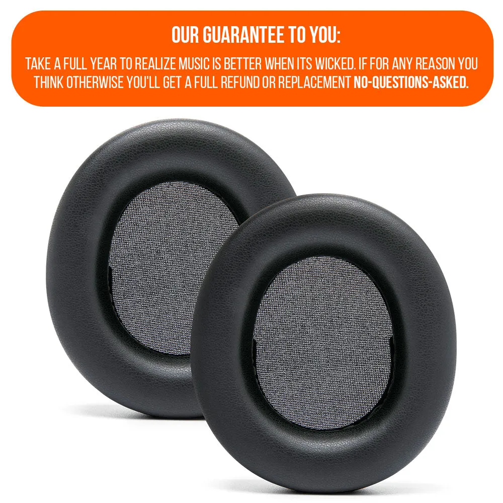 Wicked Cushions WC PadZ Nova Pro Wireless ørepuder Black, tykk memory foam