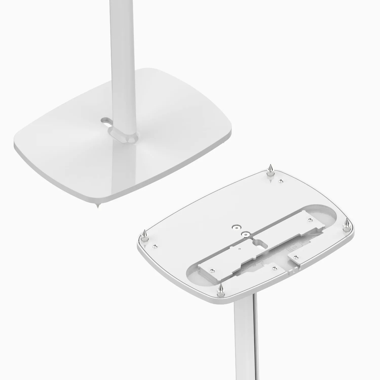 Flexson Sonos Era 100 gulvstativ hvid med strømforlænger