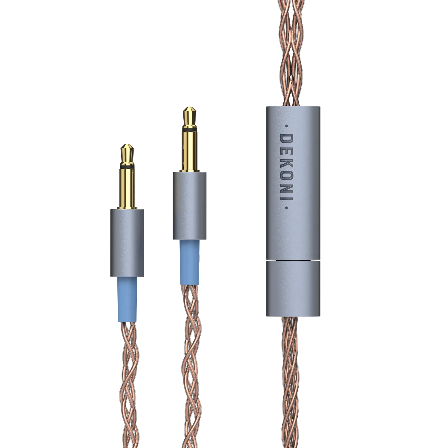 Dekoni Ensemble TS 3.5mm Y-split kabel PCUHD flettet