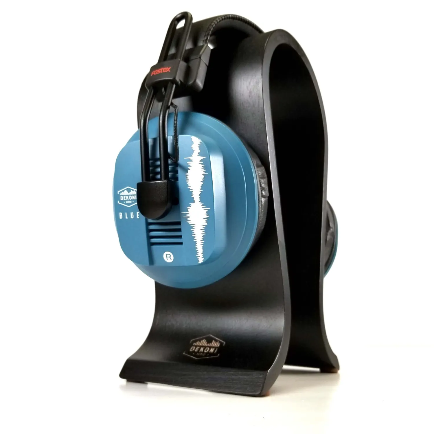 Dekoni Omega hovedtelefonstativ, buet sort design