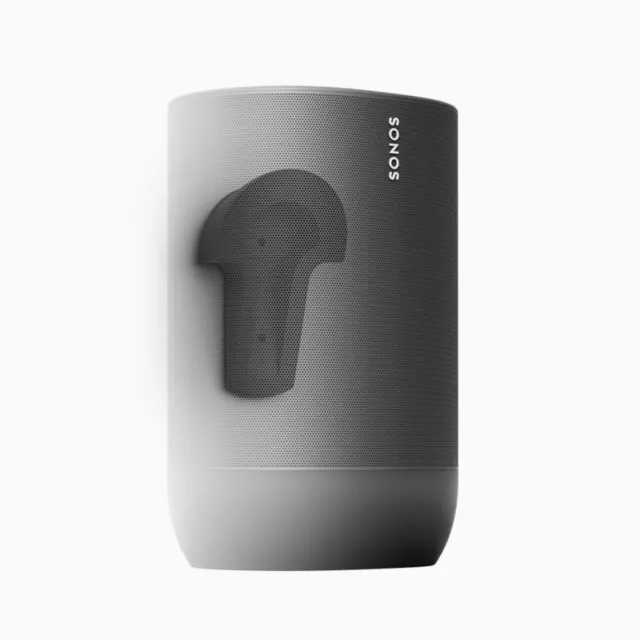 Flexson Sonos Move / Move 2 vægbeslag sort udendørs