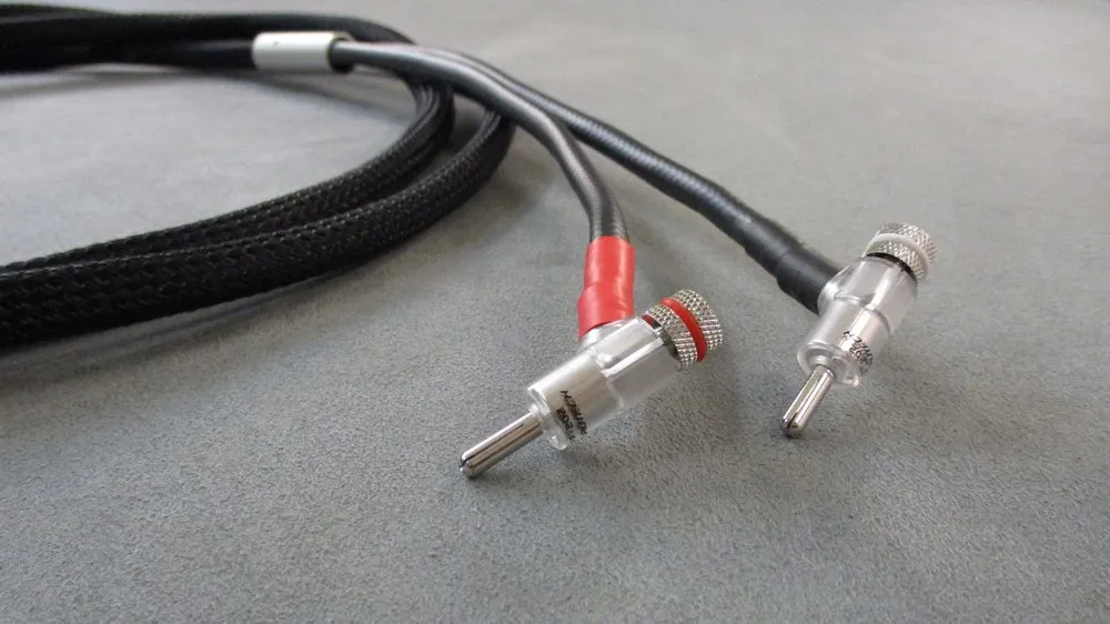 Dyrholm Audio Phoenix 1. Gen. højttalerkabel 2,0 m vinklede bananstik