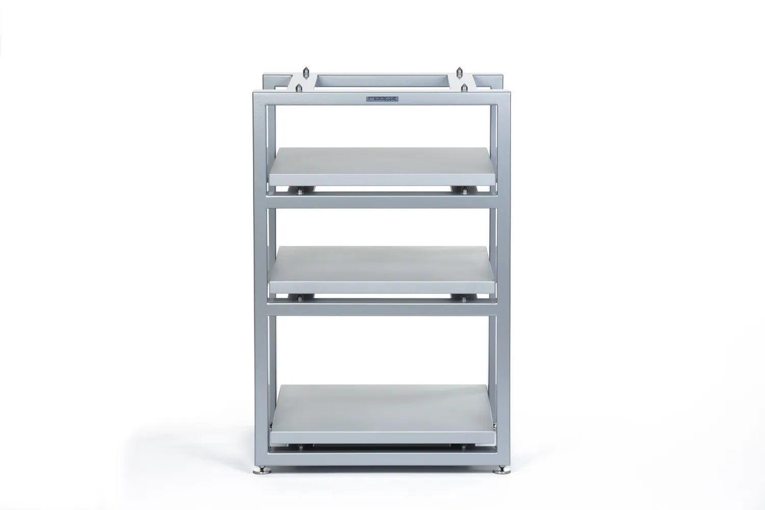 Rogoz Audio Assonanz hi-fi-rack med 4 hylder, sølv