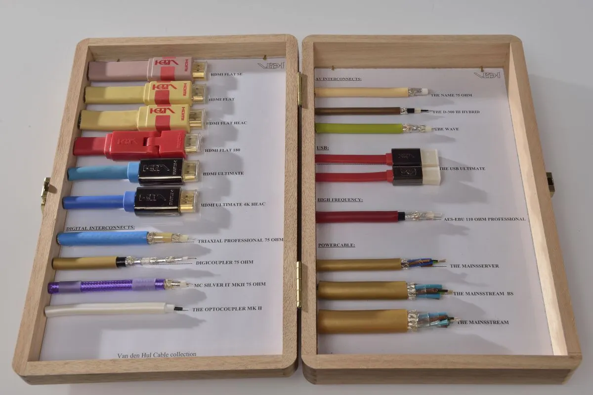 A. J. van den Hul Cable Sample Box kabelprøveæske