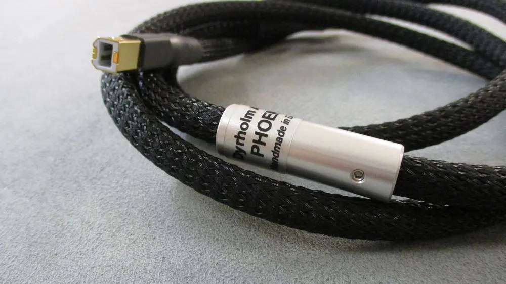 Dyrholm Audio Phoenix USB-kabel A-B forsølvet kobber