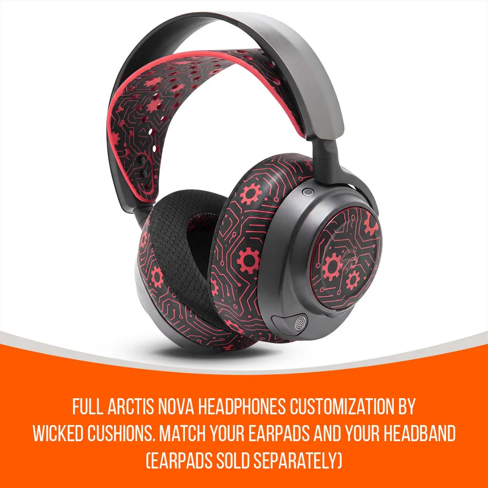 Wicked Cushions WC HeadbandZ Arctis Nova V2 hovedbånd Techne ekstra bredt