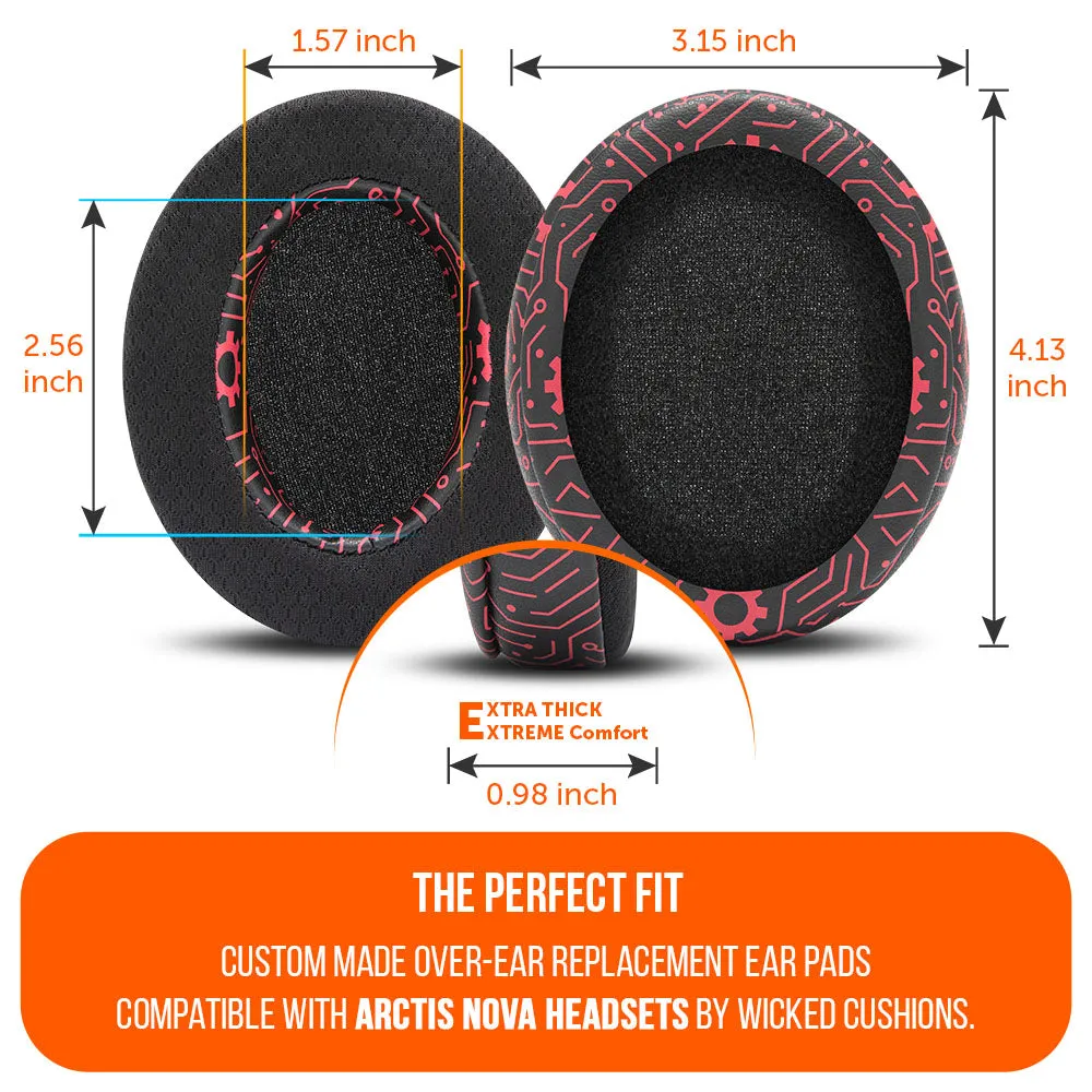 Wicked Cushions WC FreeZe (Techne) Arctis Nova ørepuder kølegel