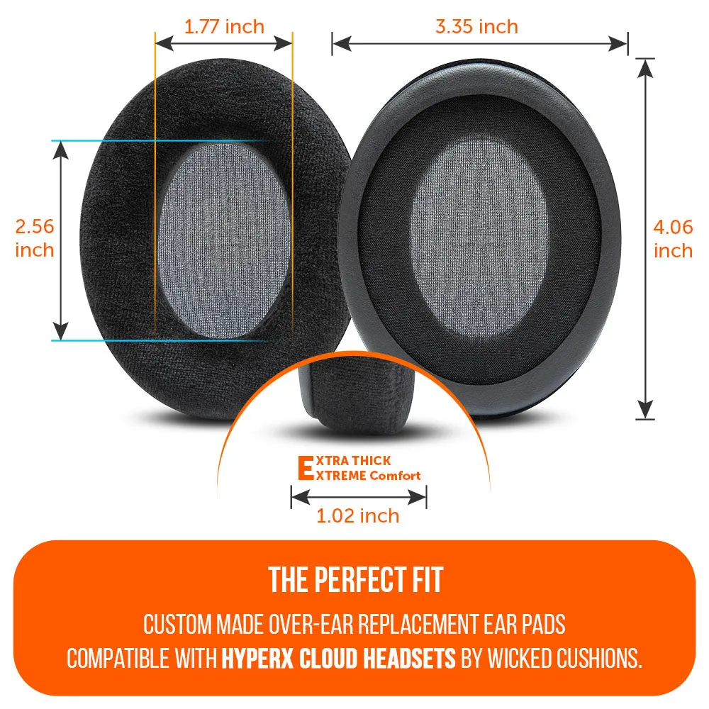 Wicked Cushions WC StealthZ Cloud ørepuder sort