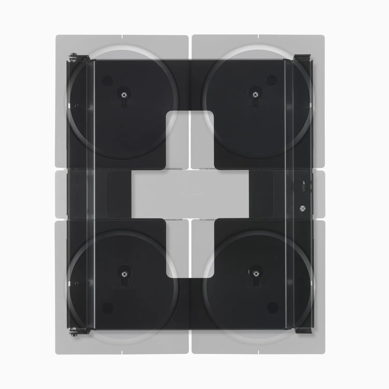 Flexson Sonos Amp Wall Mount x 4 vægbeslag sort