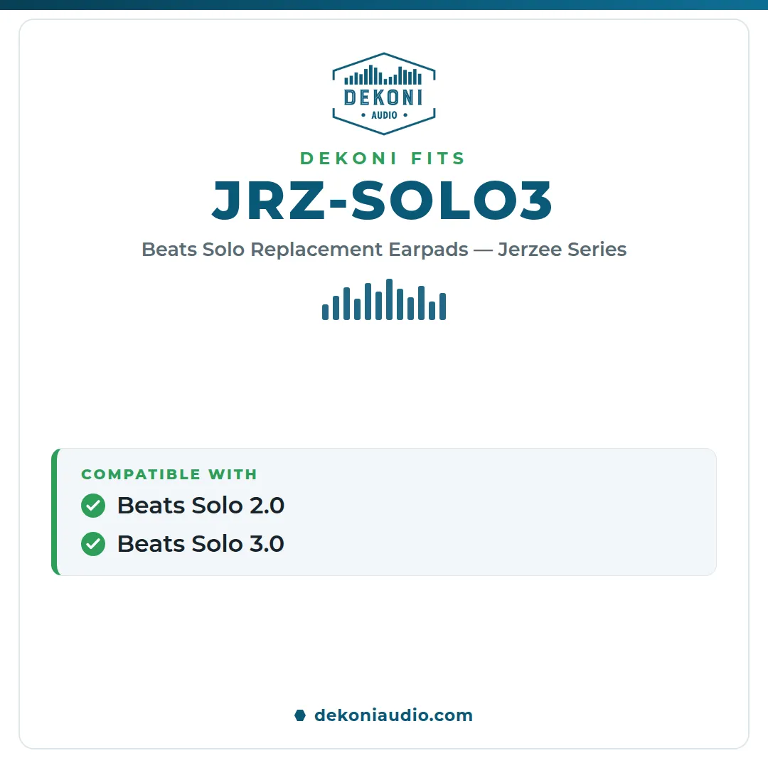Dekoni Jerzee ørepuder Beats Solo 2.0 og 3.0