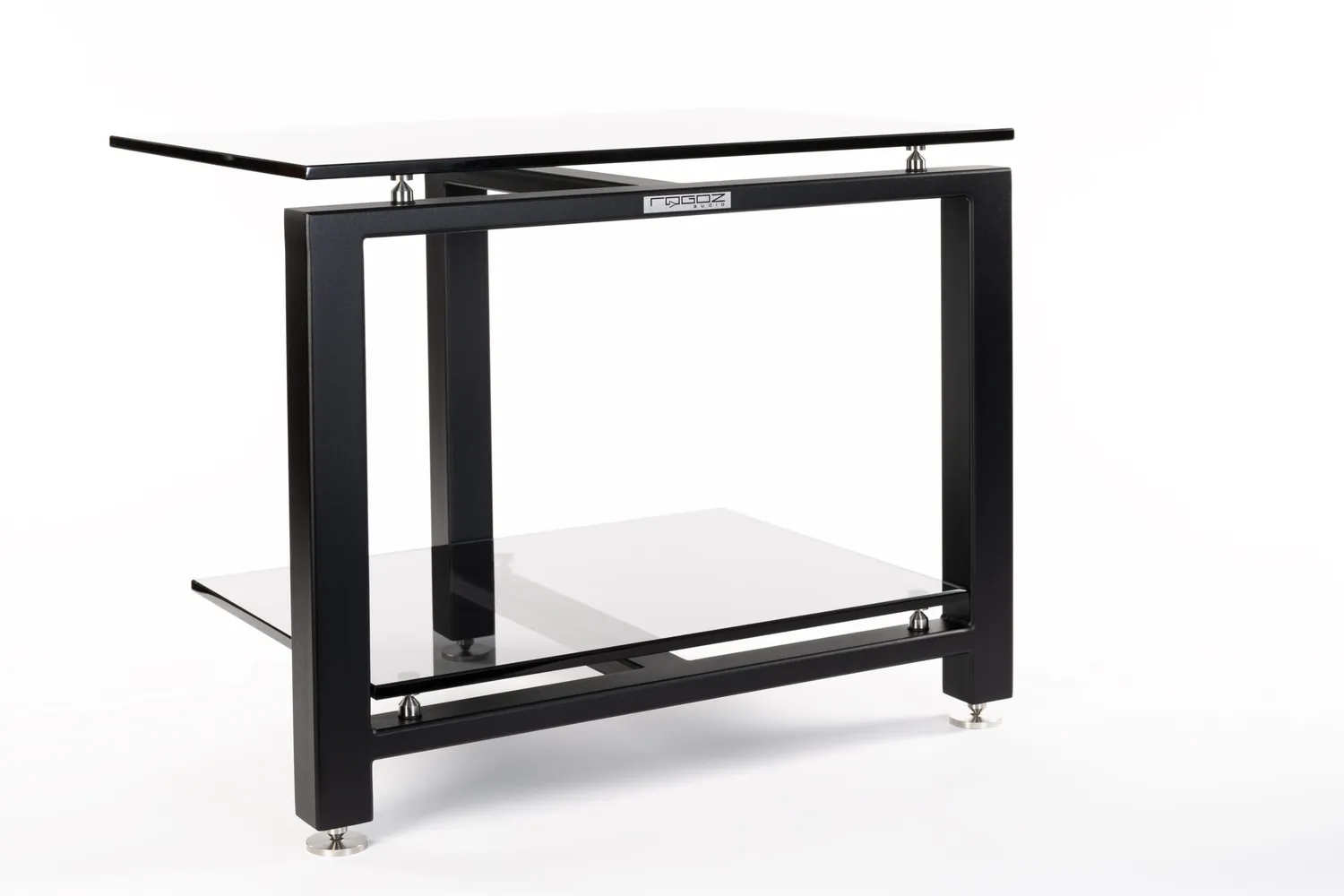 Rogoz Audio 3QB2 hi-fi-bord grafitglas to niveauer