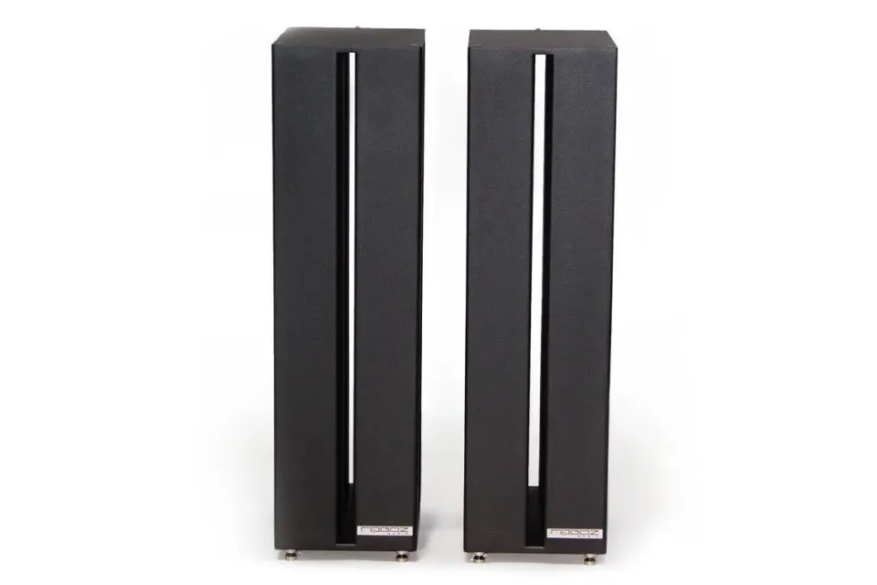 Rogoz Audio 4QB80 MKII højttalerstandere, sort, 80 × 80 mm