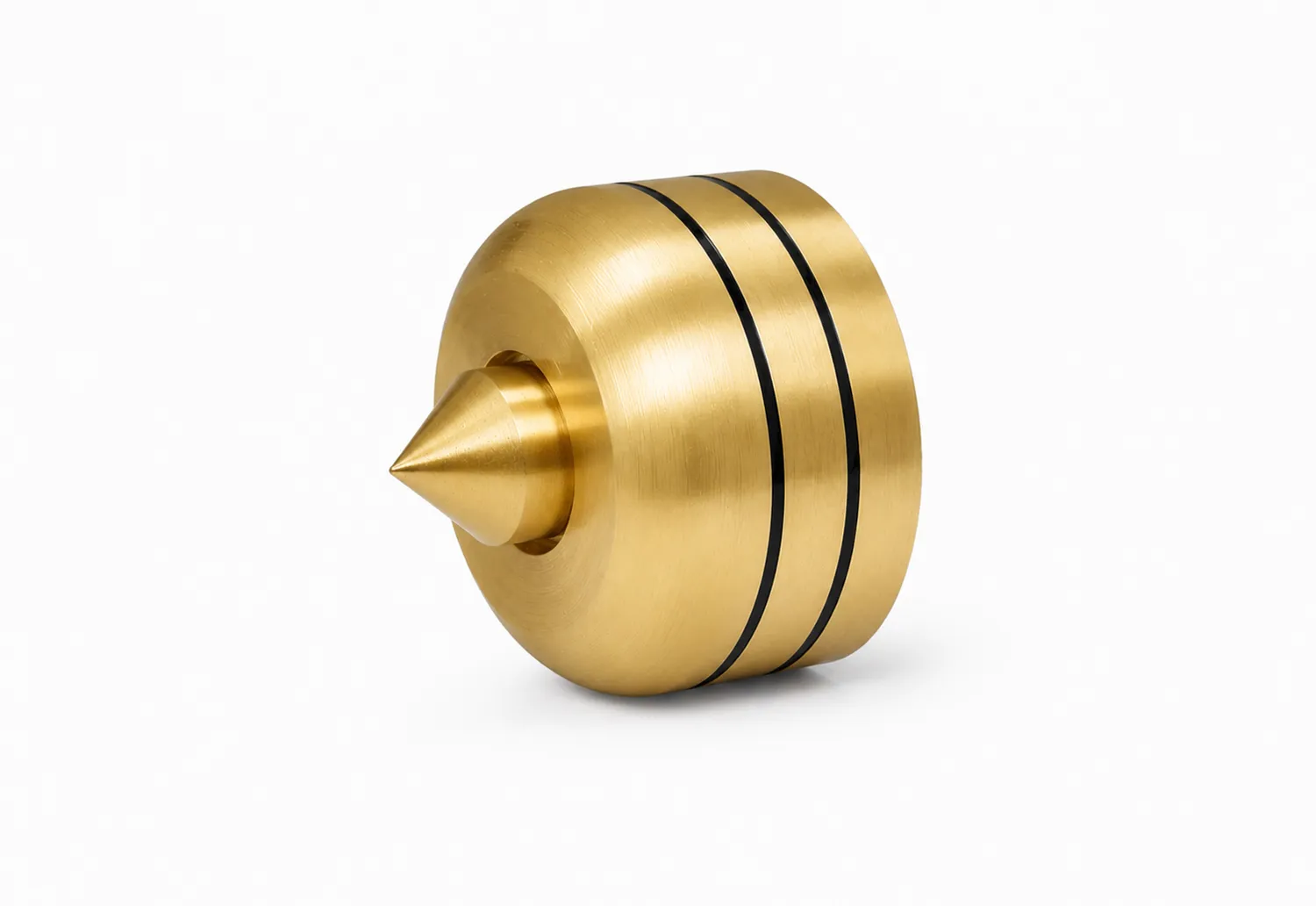 Rogoz Audio 3S40 vibrationsfødder 40 mm stål messing elastomer