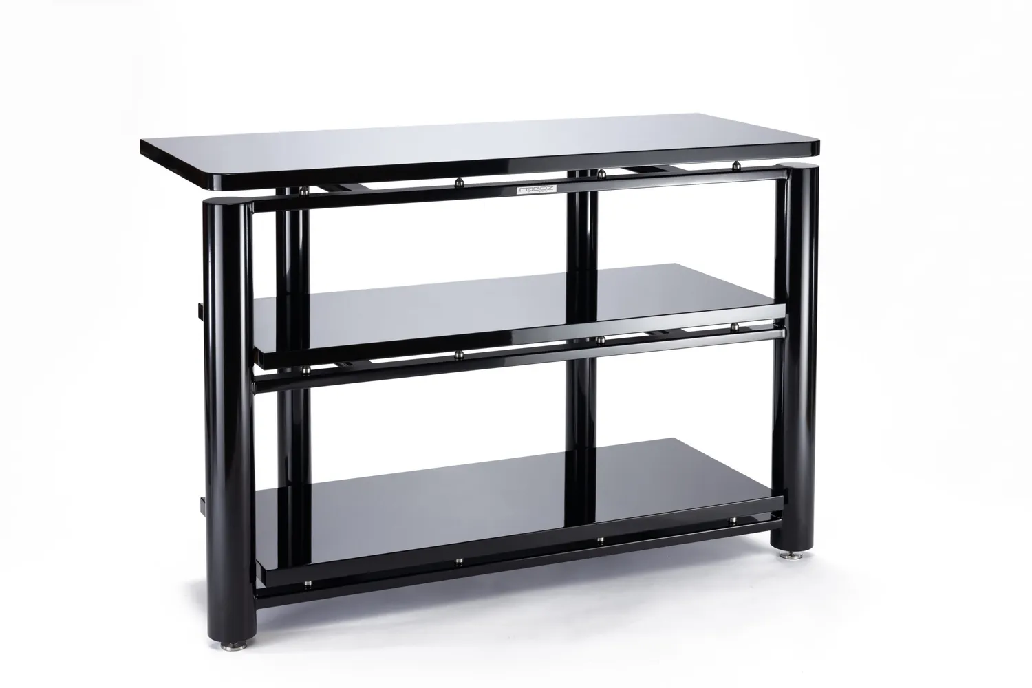 Rogoz Audio 4SPB3PB hi-fi-rack sort højglans 3 niveauer bredt