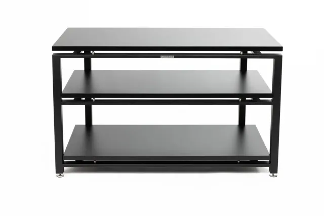 Rogoz Audio 4QB3 hi-fi-rack med 3 hylder, sort mat