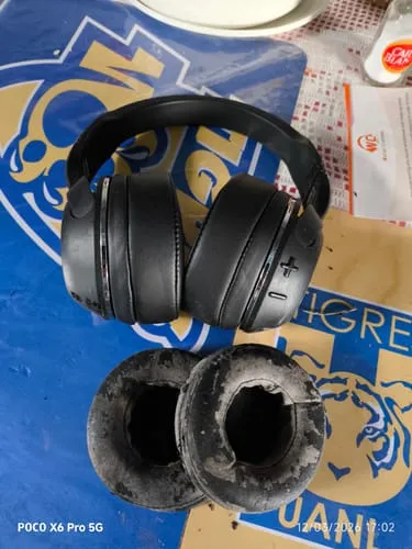 Wicked Cushions Skullcandy Hesh 2 ørepuder sorte memoryskum