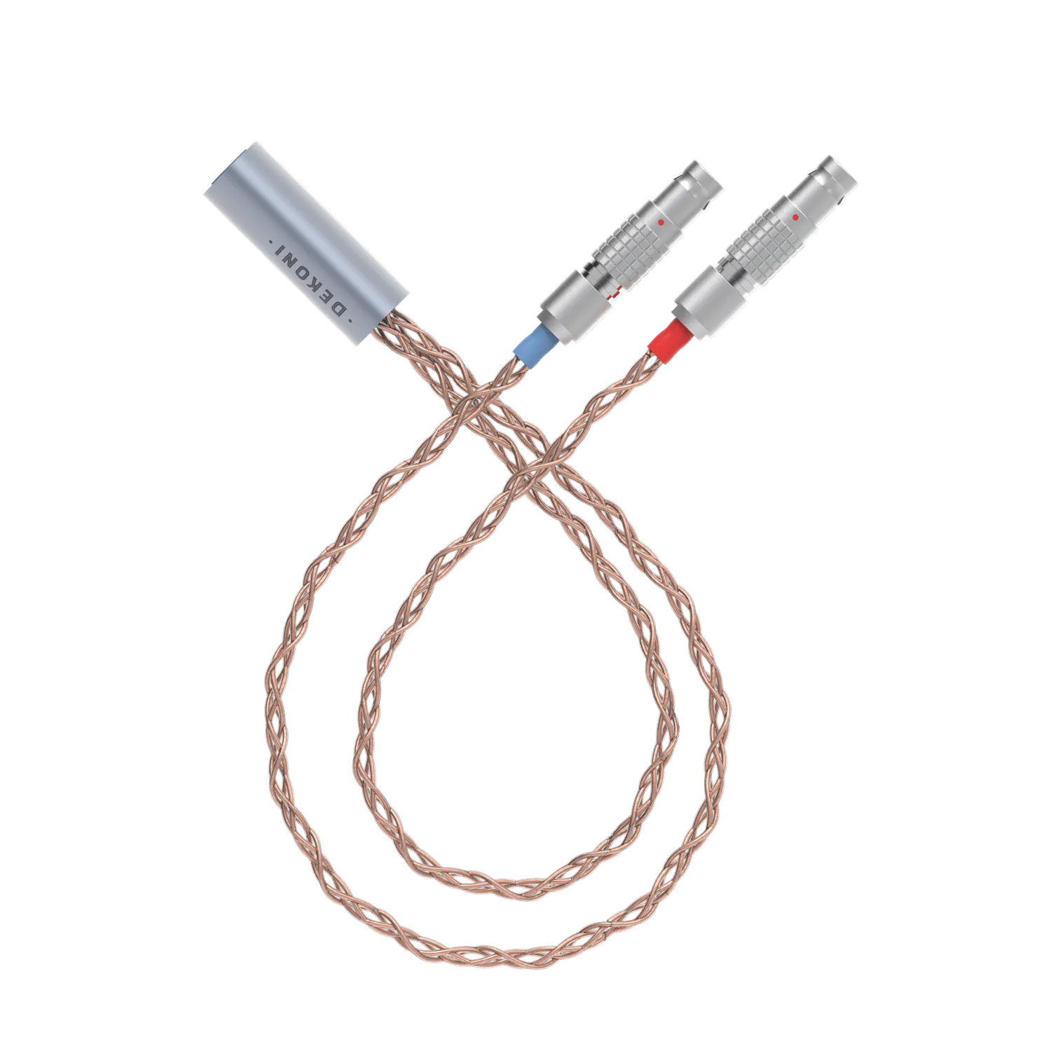 Dekoni Ensemble 1/4" 52" PCUHD-kabel til Utopia, 2-pin Lemo