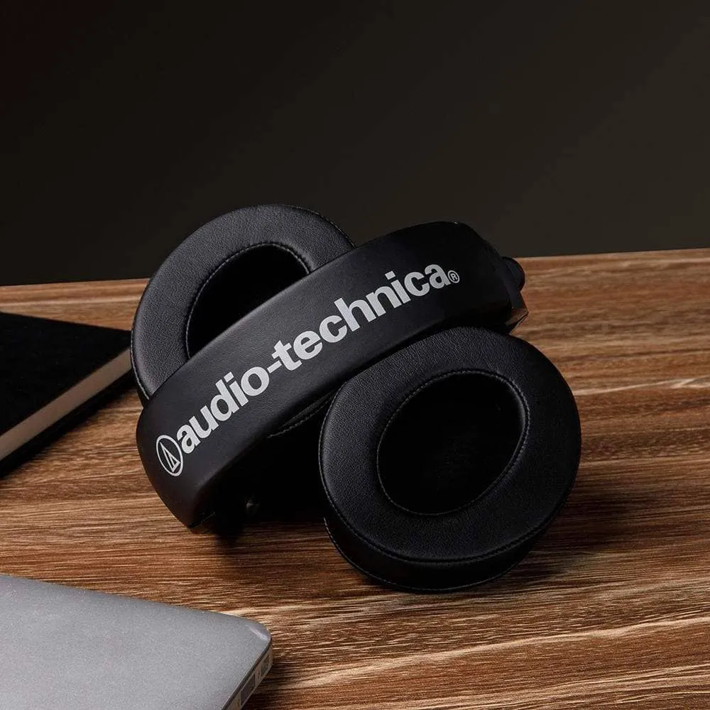 Wicked Cushions ATH M50X ørepuder sort ekstra tykke PU-læder