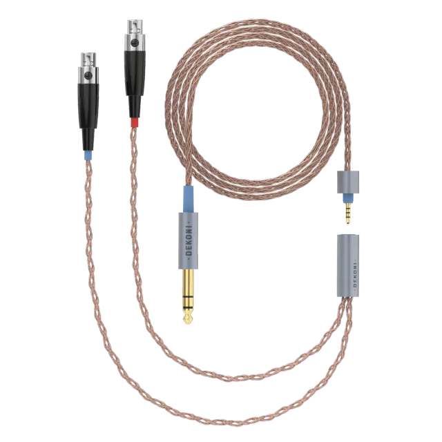 Dekoni Ensemble PCUHD hovedtelefonkabel 64″ 6,35 mm