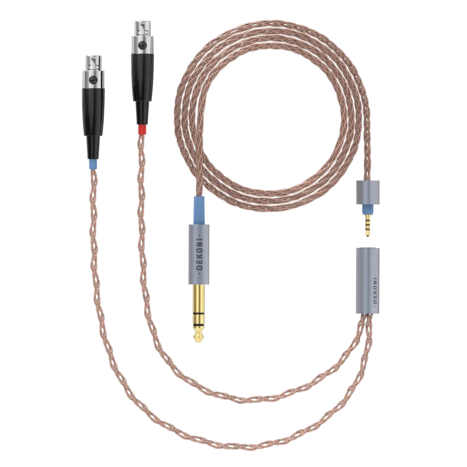 Dekoni Ensemble PCUHD hovedtelefonkabel 64″ 6,35 mm