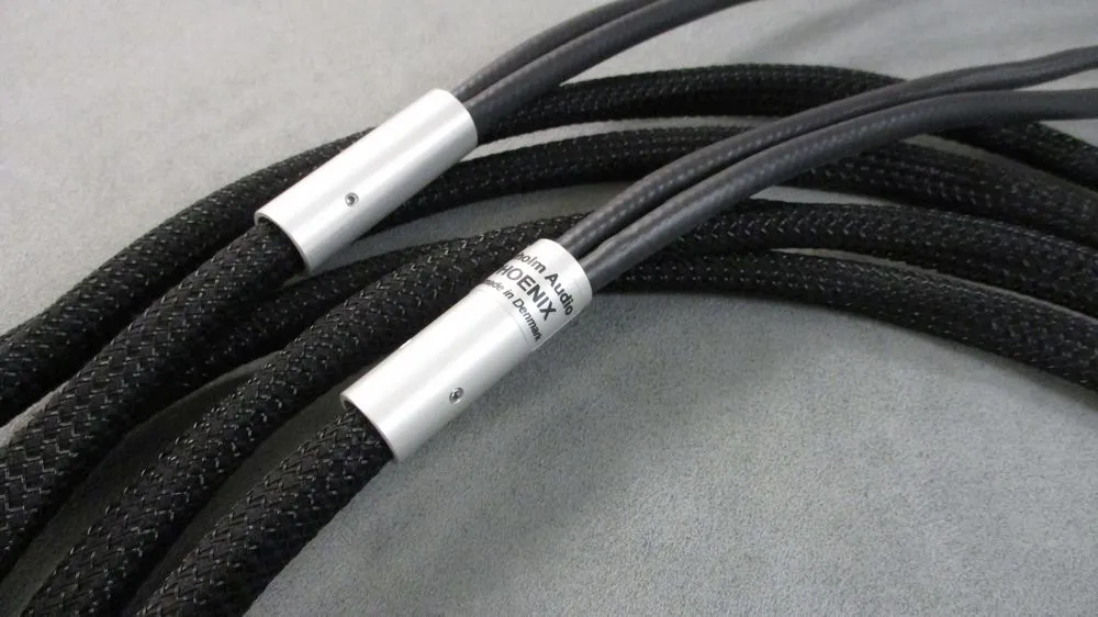 Dyrholm Audio Phoenix 1. Gen. højttalerkabel 2,0 m vinklede bananstik