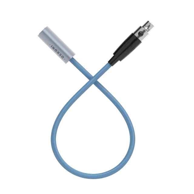 Dekoni Ensemble Post-Split nylonkabel til hovedtelefoner – 3-pin mini-XLR